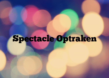 Spectacle Optraken