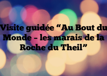 Visite guidée “Au Bout du Monde – les marais de la Roche du Theil”