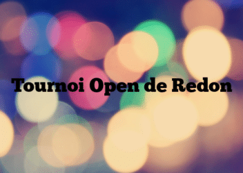 Tournoi Open de Redon
