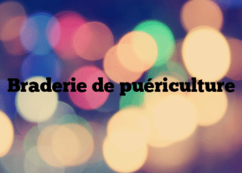 Braderie de puériculture